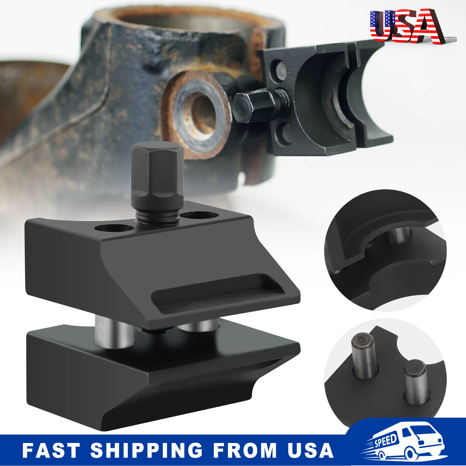 Universal Suspension Strut Split Hub Steering Knuckle Spreader Tool Suspension