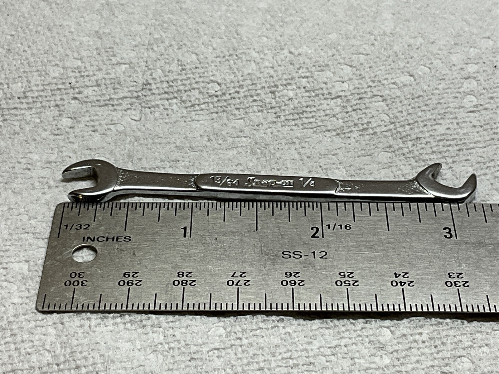 Snap On#DS1516 – 15/64″ & 1/4″, SAE, 15° & 60° Offset, Open End, Ign. Wrench-USA