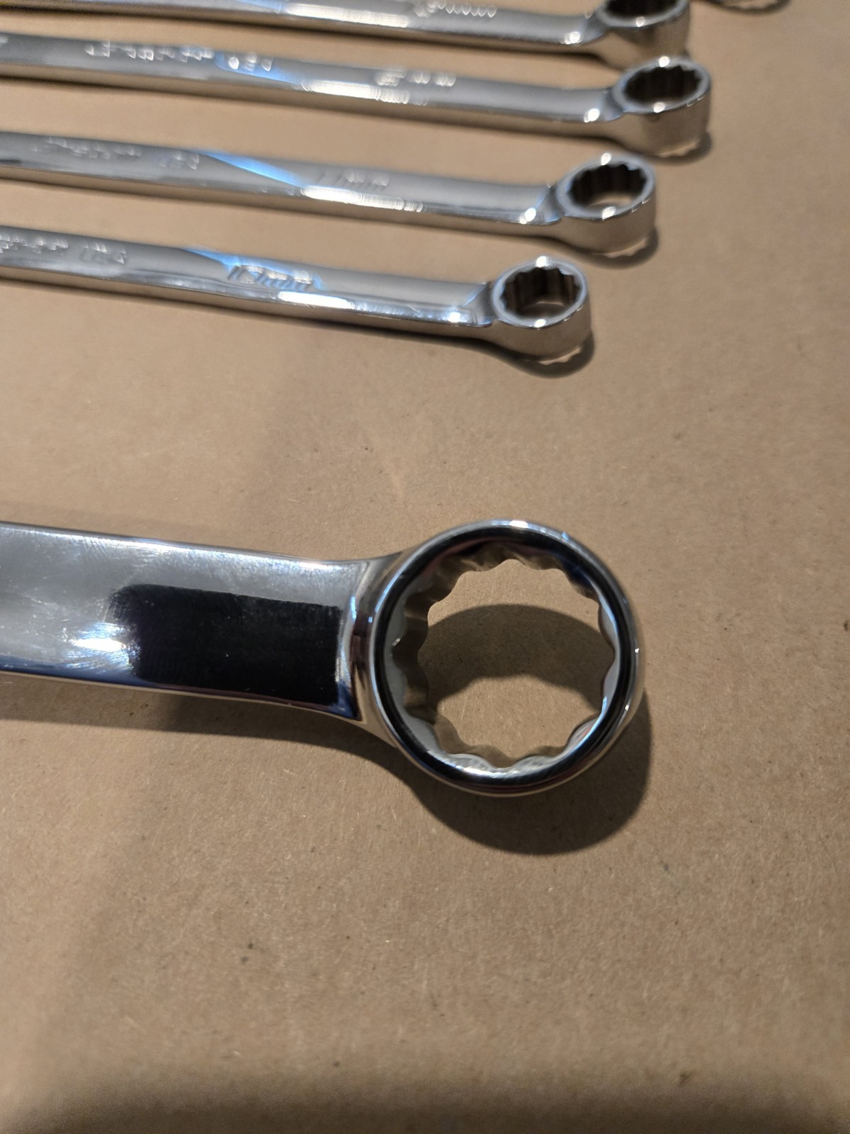 Snap On USA 10MM-19MM 12PT Metric Long Flank Drive + Combination Wrenchs READ AD