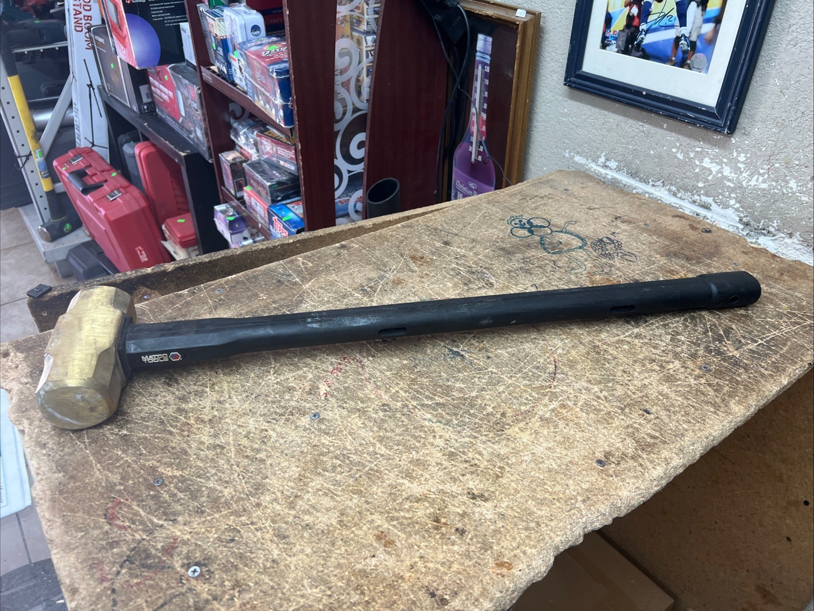 Matco Tools 3.6 8LB Brass Head Dead Blow Sledge Hammer