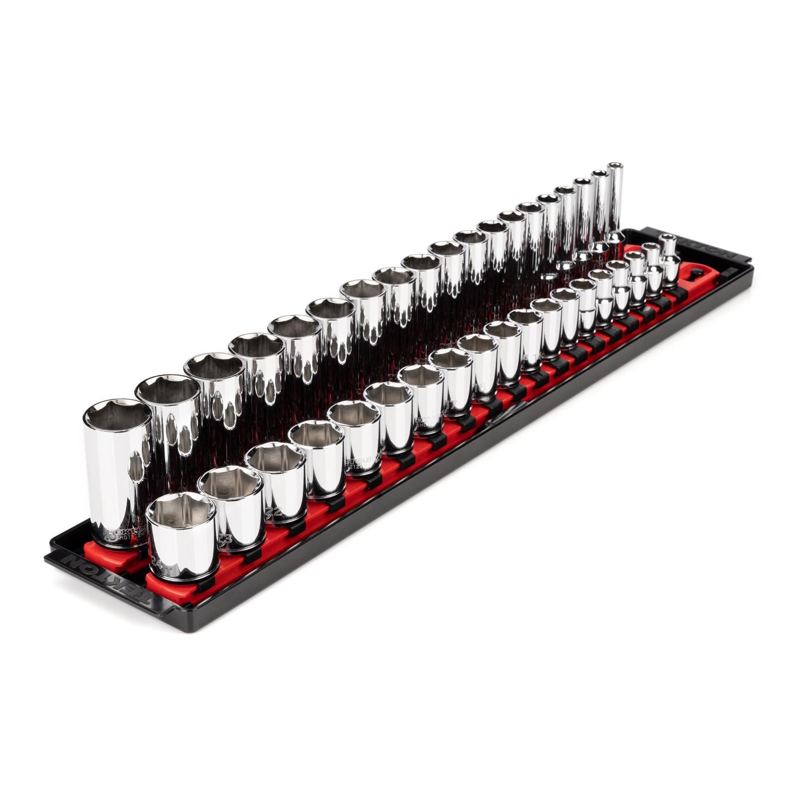 Tekton SHD91211 3/8″ Drive 6-Point Socket Set, 38-Piece