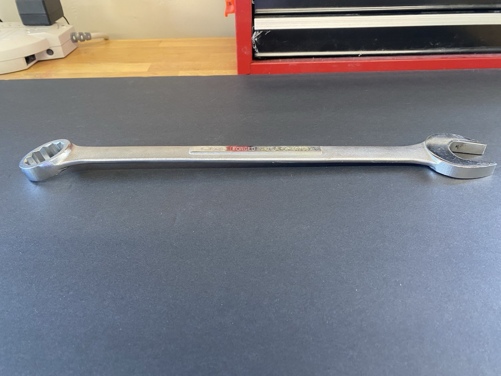 Craftsman 1 1/4” Combination Wrench, 12pt USA, PN 44708 (-V- used)