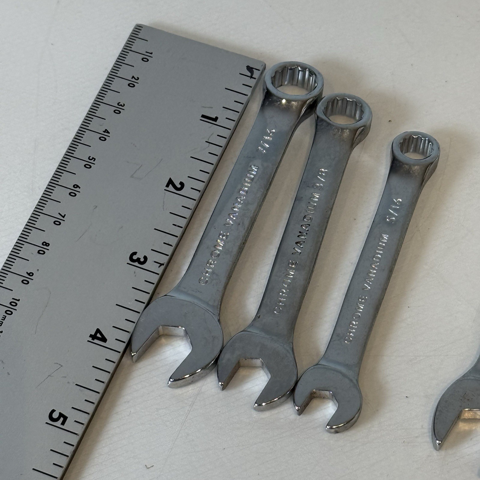 Hyper Tough Wrenches Open Box Combination Mixed Lot Sizes SAE Metric 11 Pieces