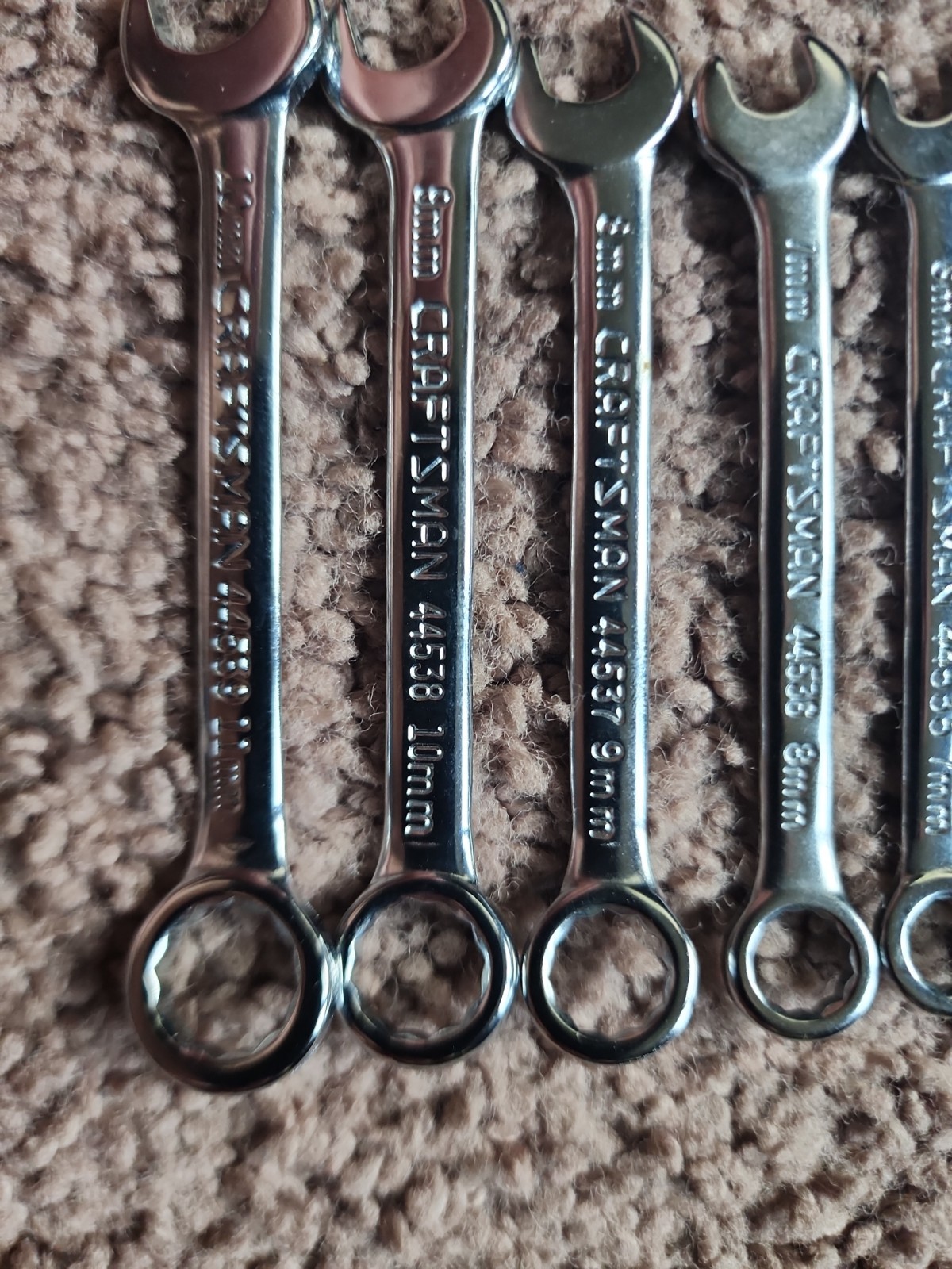 Craftsman 43443 METRIC Ignition Wrench Set 10 Pieces «Super Tuff» Made In USA.