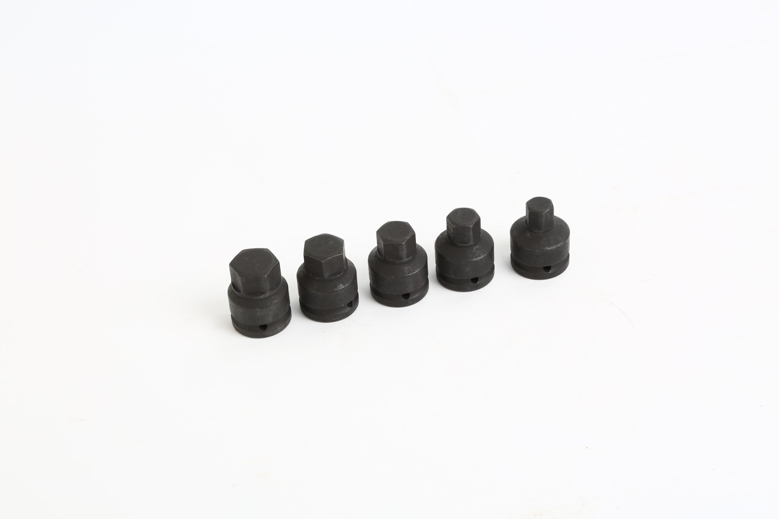 3/4 Inch Drive Impact Hex Driver Set 3/4, 7/8, 1 ,1-1/8, 1-1/4 in Cr-Mo Sockets