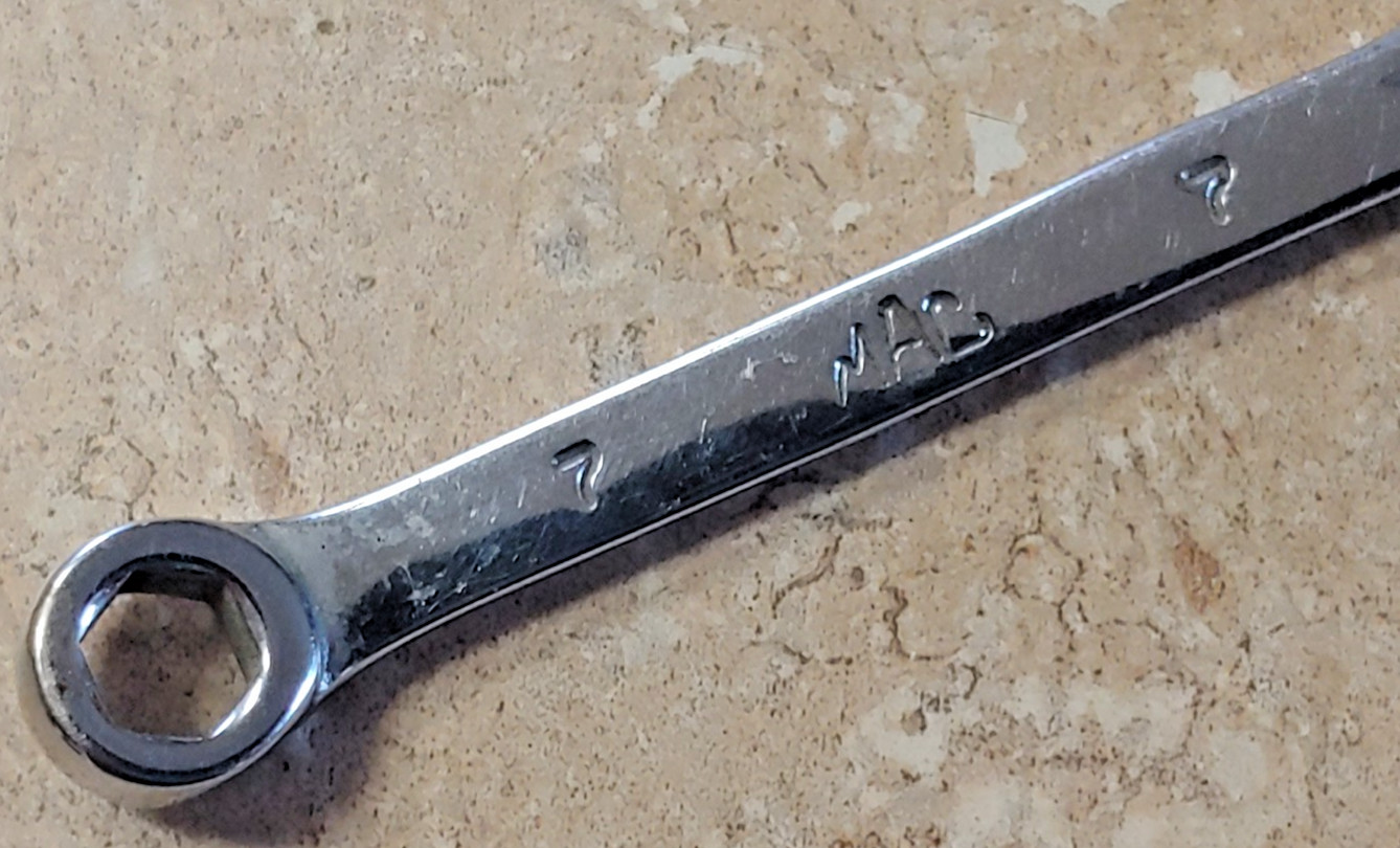 MAC tools M7CH 7mm metric 6-point Combination Wrench 3½-inches long Made in USA