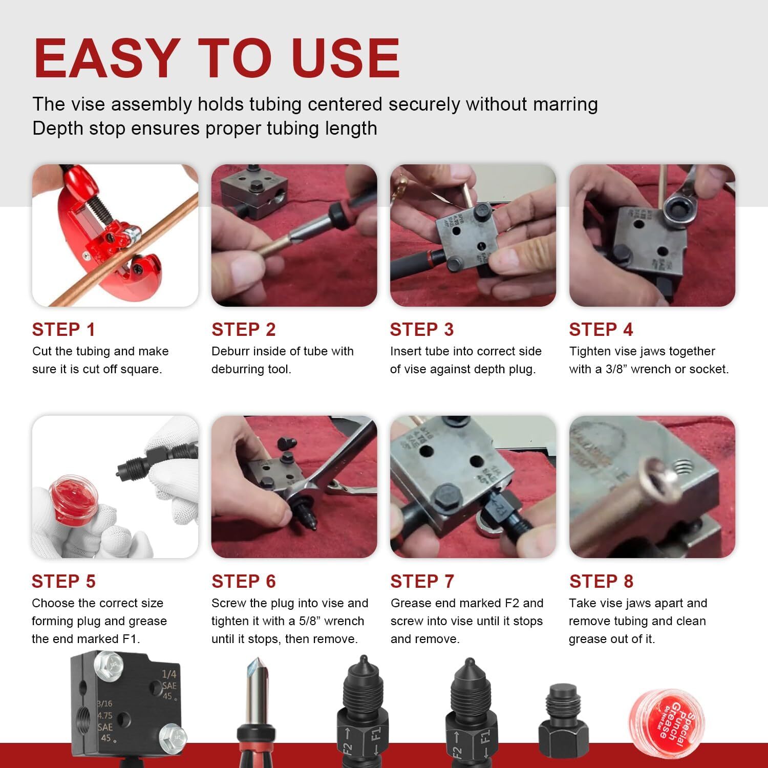 33260 Low Profile Brake Flaring Tool Kit