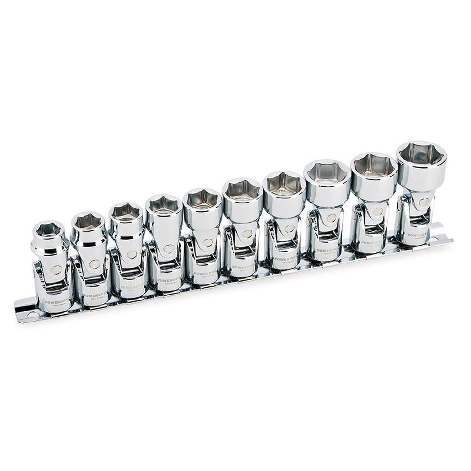 Powerbuilt 10 Piece 3/8-Inch Drive Metric Universal Joint Socket Set, 0mm to …