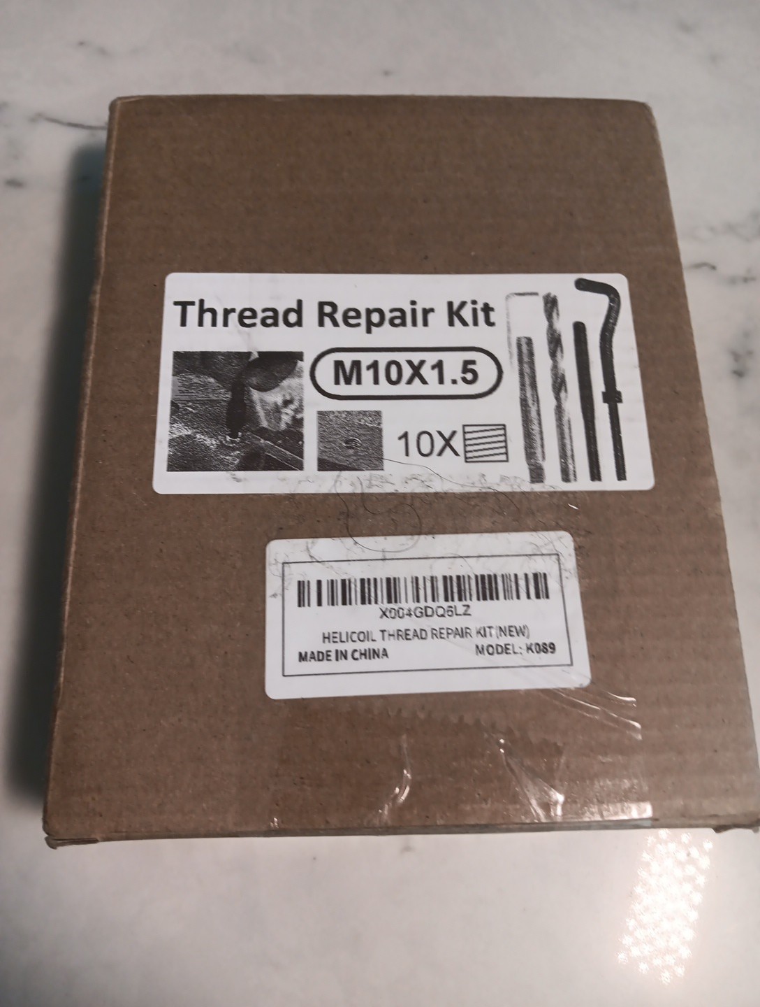 M10 x 1.5 Thread Repair Tool Stainless Helicoil Wire Insert Kit NIB