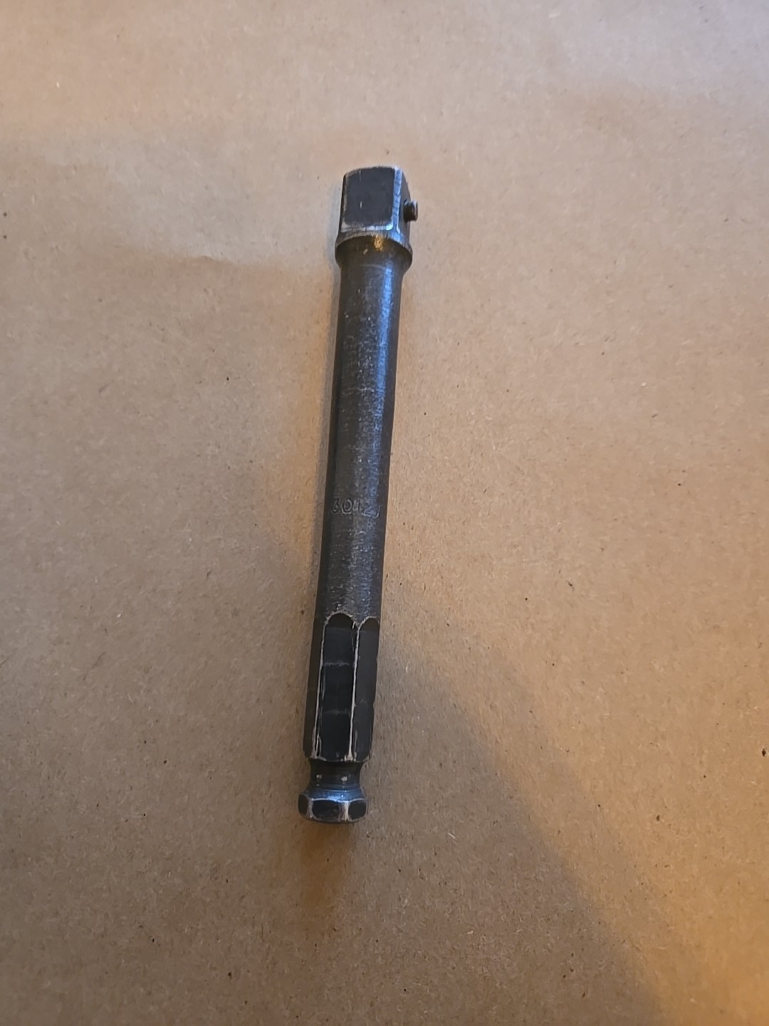 Snap On 7/16″ Hex Drive 1/2″ Drive 5″ Locking Pin Adaptor Extension A3012A