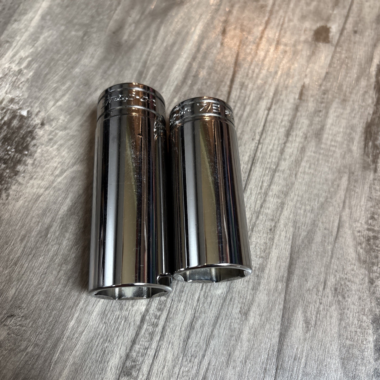 NEW Snap-on Tools 3/8″ & 1/2″ Drive 7/8″ SAE 6pt Deep Chrome Socket SFS281 TS281