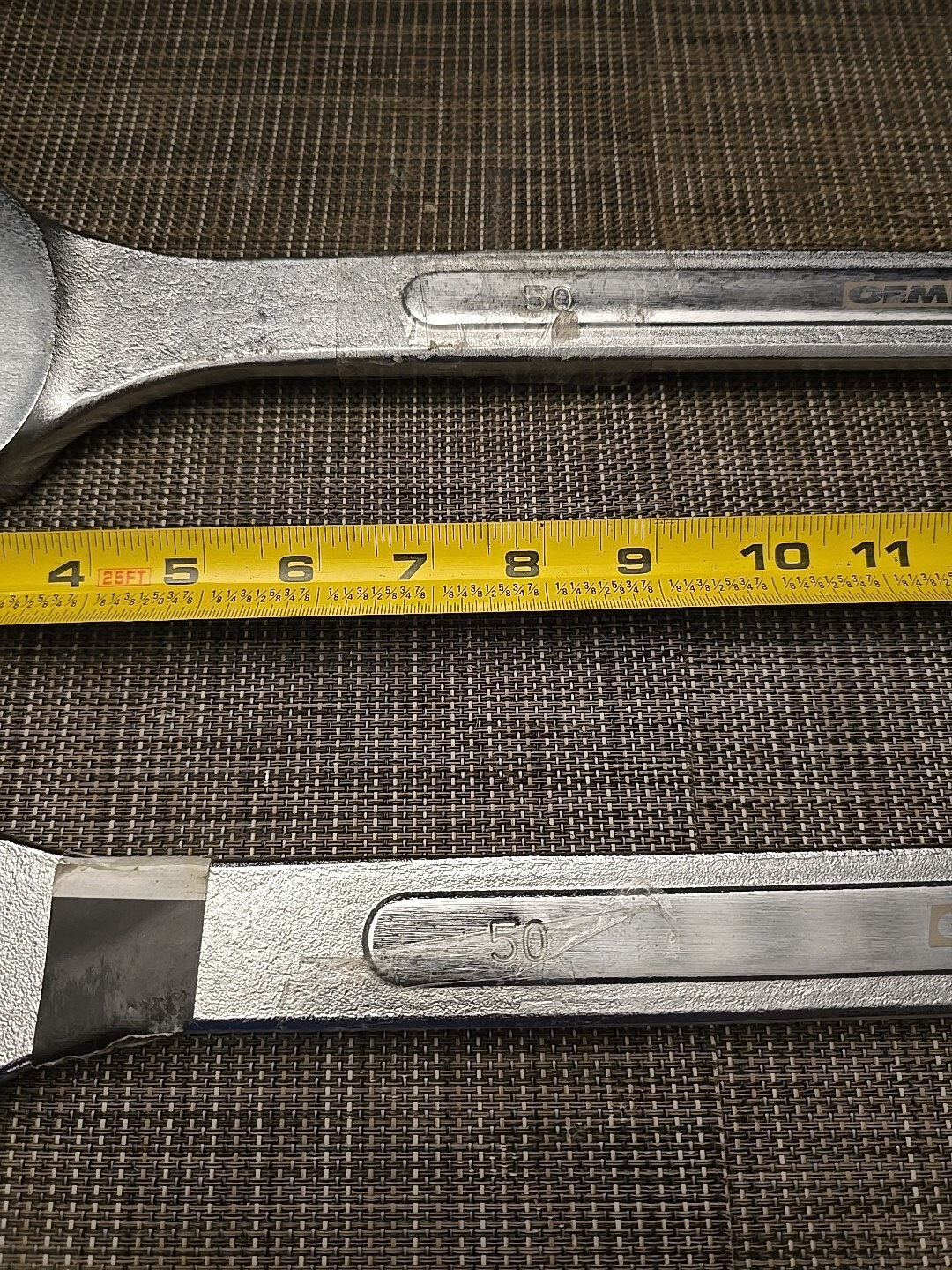 2 QTY, OEM TOOLS, 50 MM Jumbo COMBINATION WRENCHS! NEW! HIGH QUALITY! NOT 1, 2!