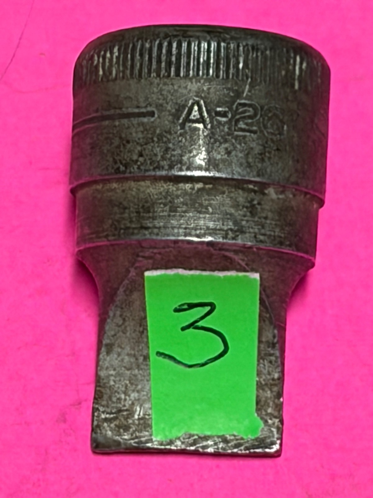 Snap-on Tools A26 1/2″ Drive Slotted Blade Drag Link Bit Driver Socket USA #3