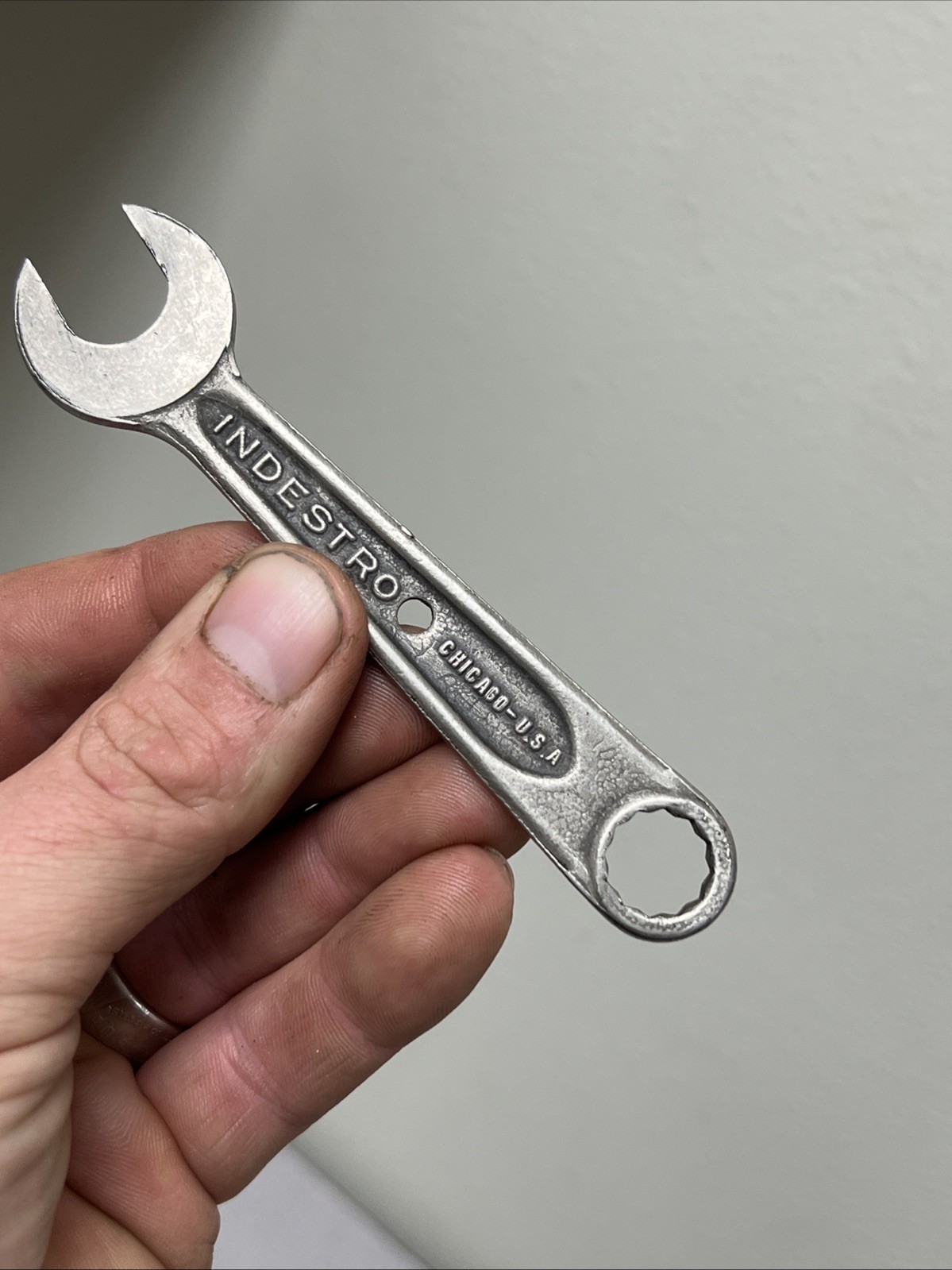 Vintage Indestro Combination Wrench Lot- 7/8, 3/4, 11/16, 5/8, 1/2, 7/16, 5/16