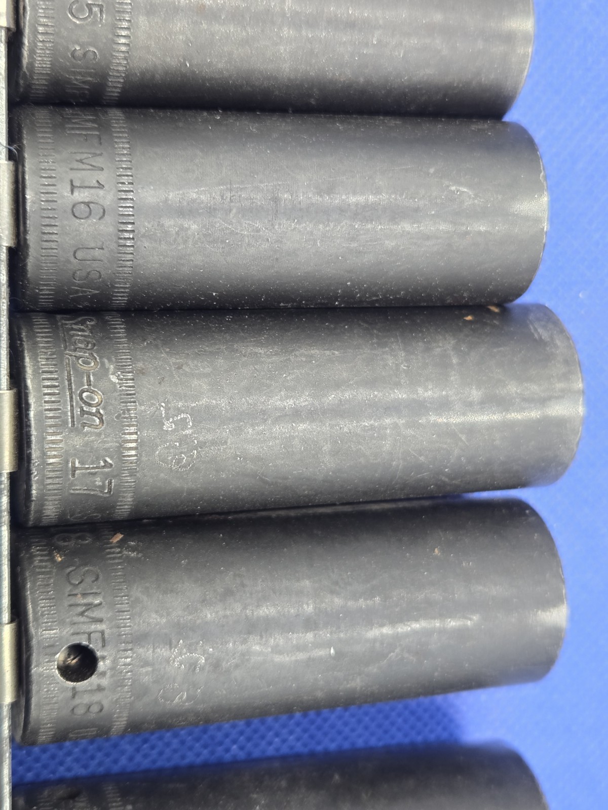13 Snap-on Impact Deep Well Sockets Metric 8mm to 19mm & 21m 3/8″ Drive