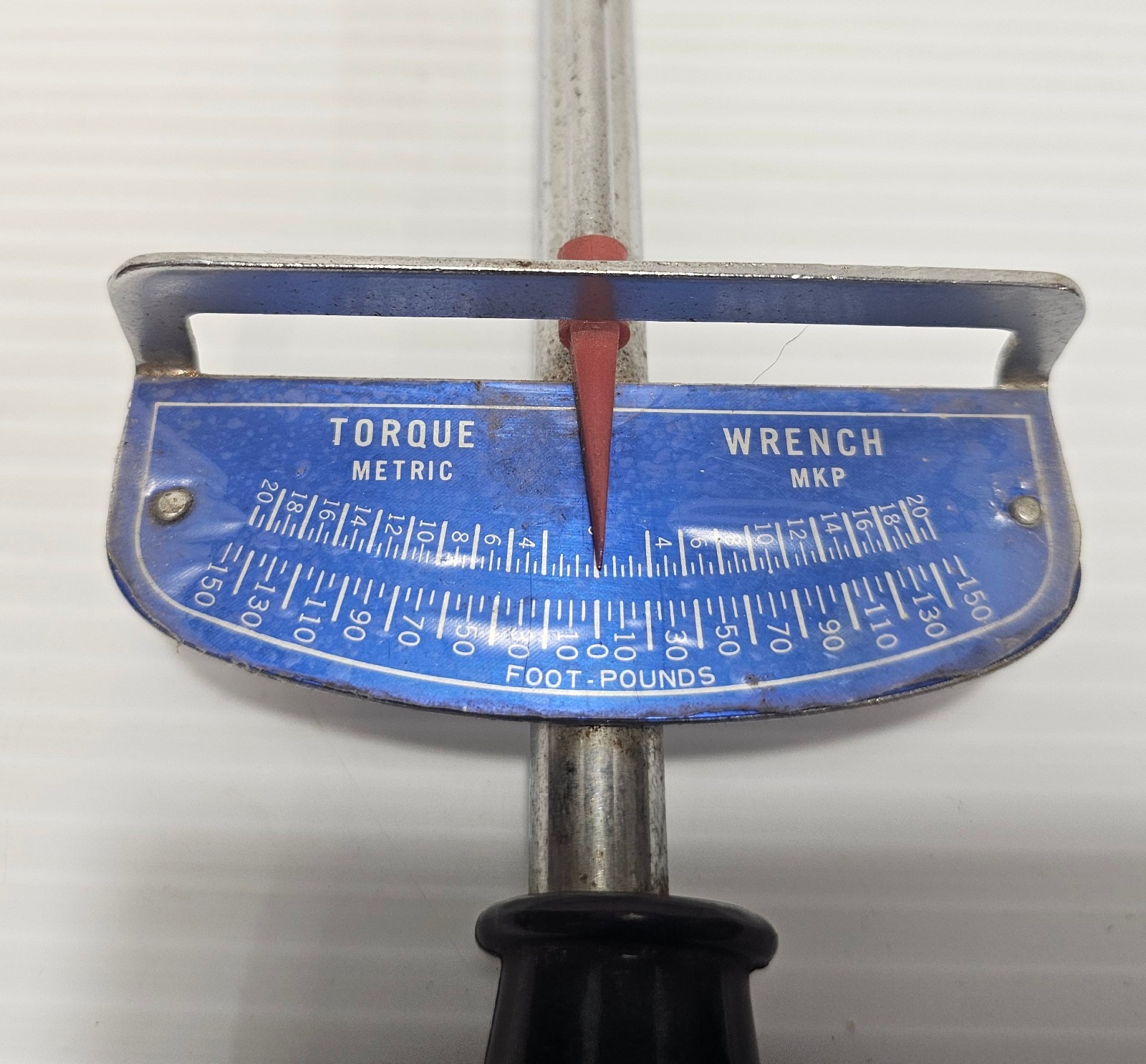 Square 1/2″ Drive Beam Torque Wrench 0-150 Ft-Lbs, 0-20 kg Vintage