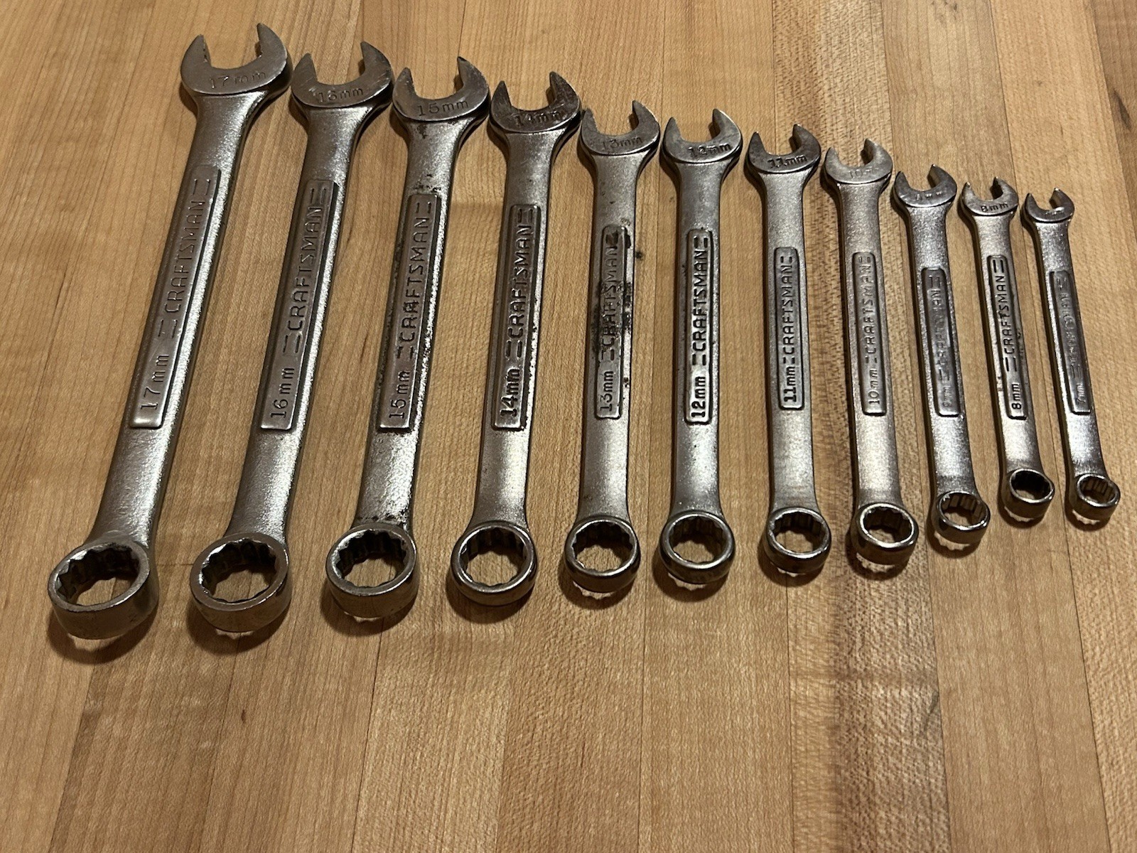Craftsman USA | 11pc Metric 12 Point Combination VA Wrench Set (7mm – 17mm)