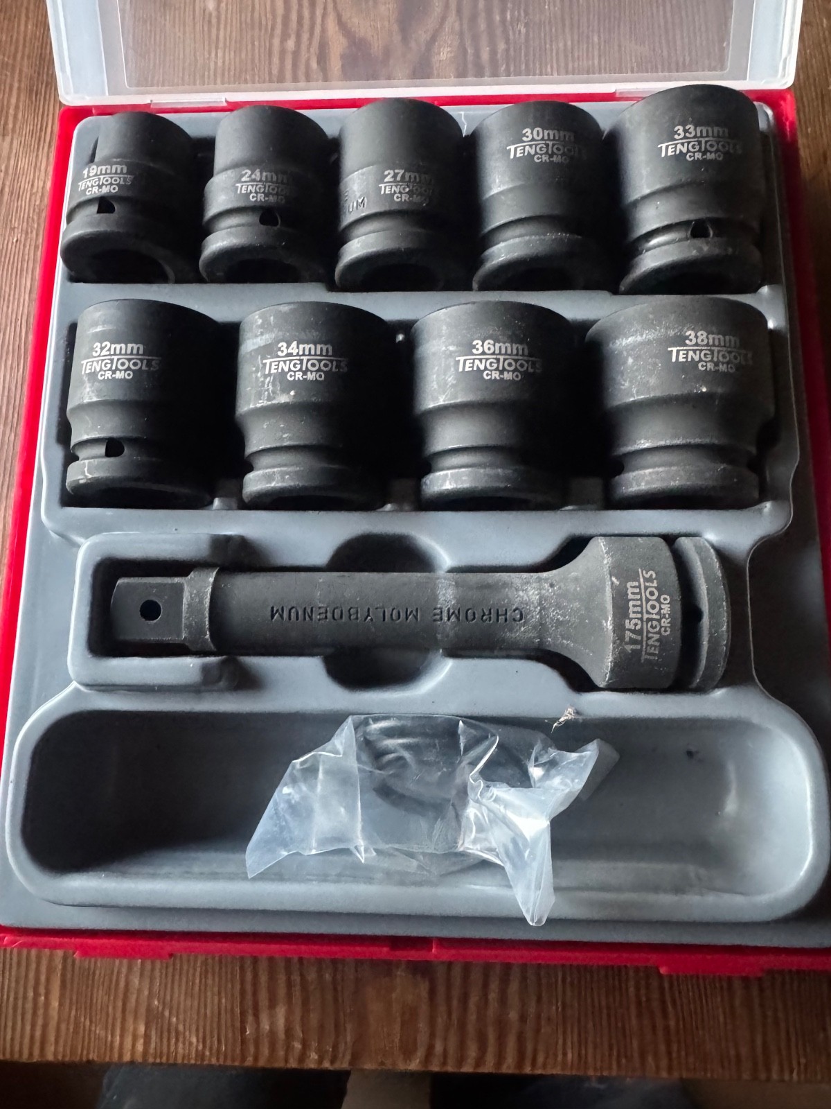 Teng Tools 3/4 Impact Socket Set 10 Piece