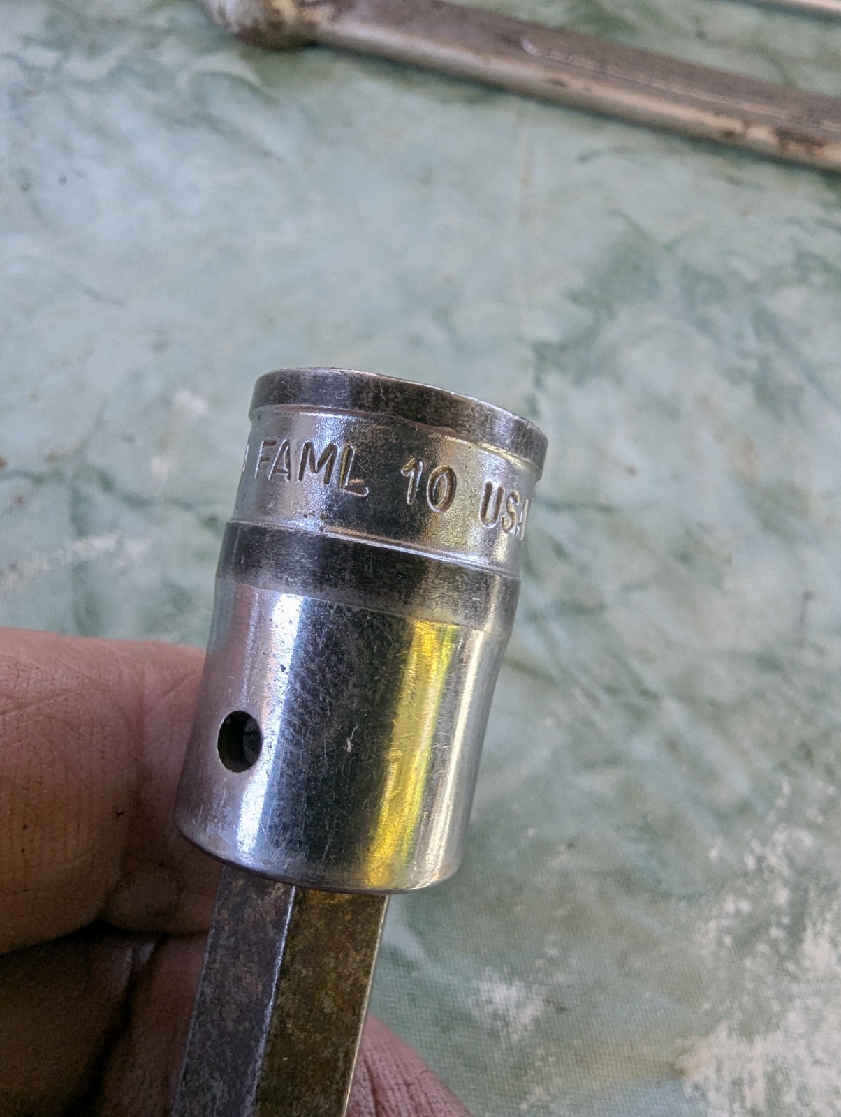 Snap‑On FAML10 10mm Extra‑Long Hex Bit 3/8″ Drive USA FAML 10