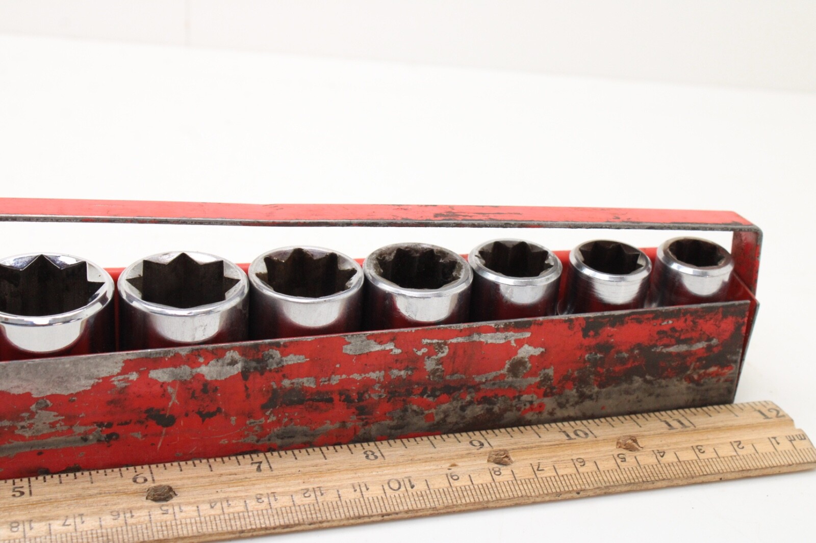 Mac Tools V128-V328 3/8″ – 7/8″ 1″ 1/2 Drive 8 Point SAE Chrome Socket Set