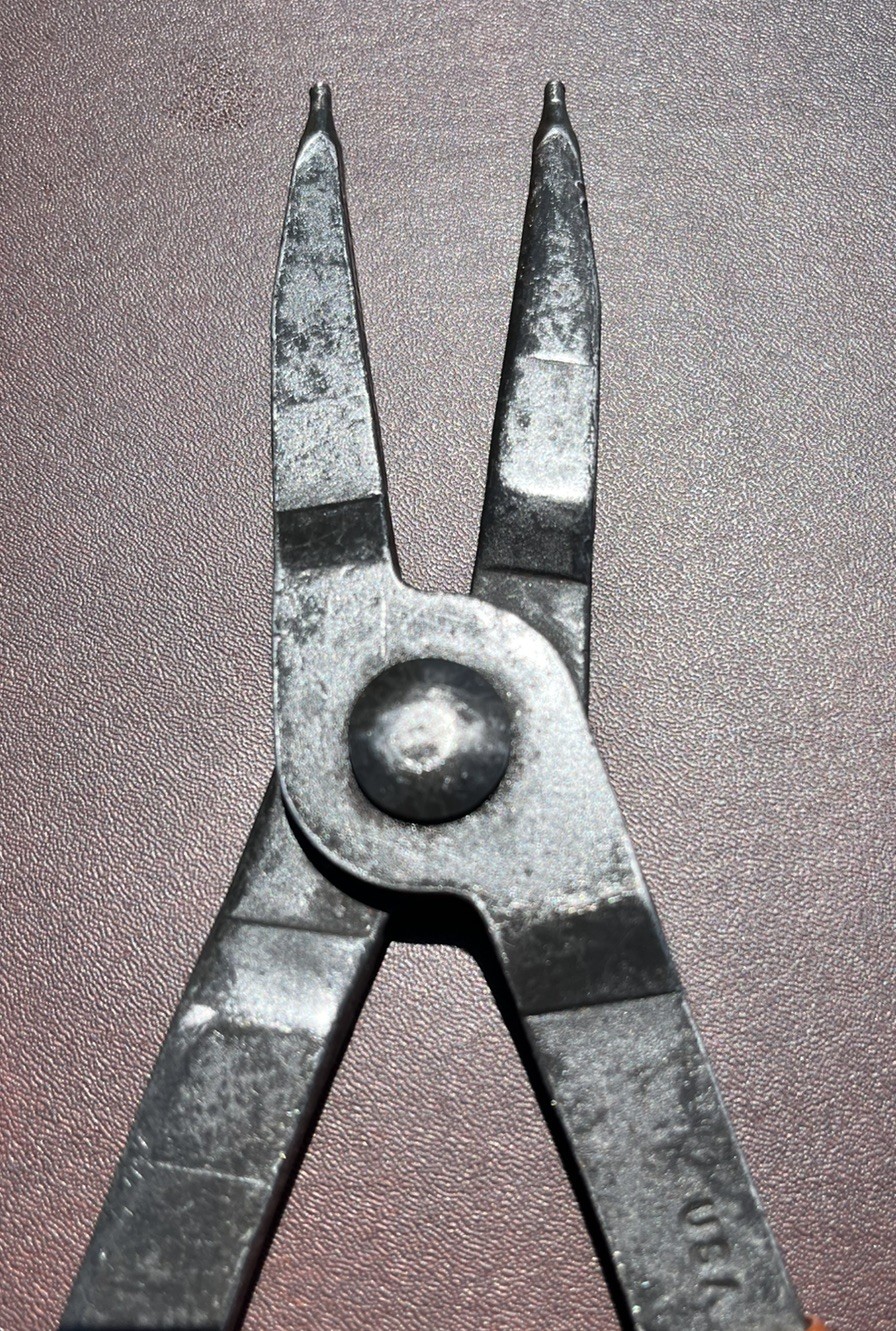 PROTO 9in RETAINING RING 394 PLIERS STRAIGHT FIXED TIP INTERNAL
