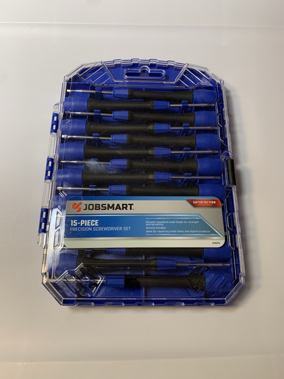 New JOBSMART 15 pc. Precision Screwdriver Set