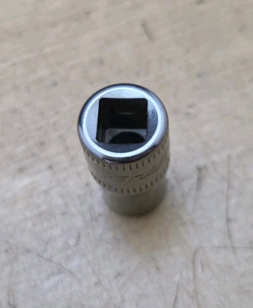 New Snap On TMMD7 – 1/4″ Drive 7mm Shallow 12Pt Chrome Socket Ships Free