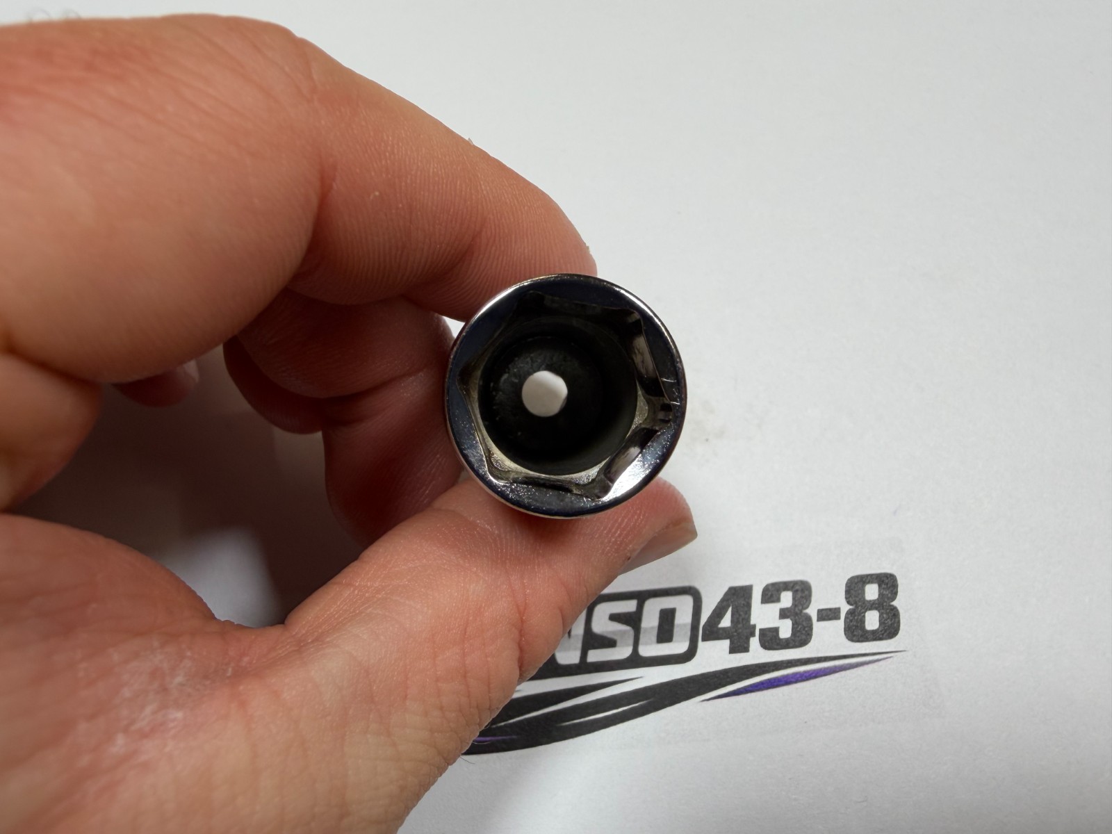 Snap-On Tools USA NEW 1/4″ Drive 5/8″ SAE 6pt Deep Chrome Socket STM20A