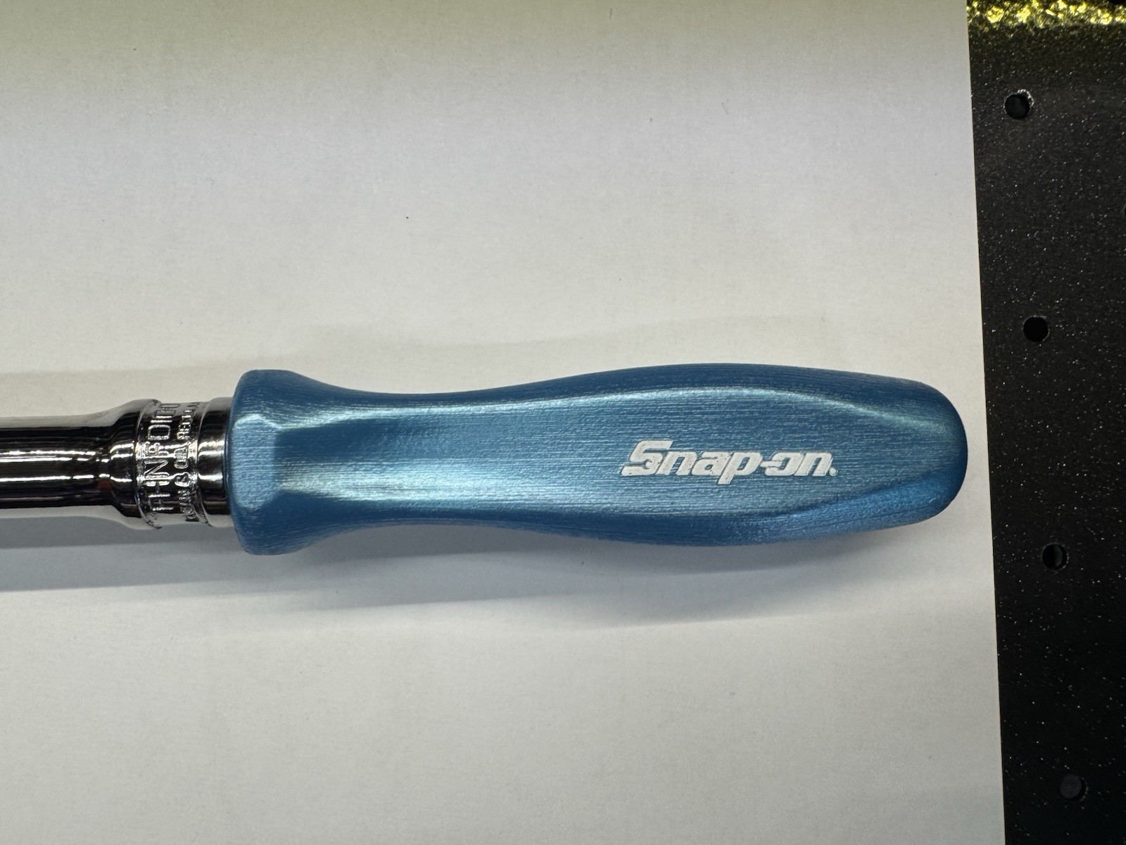 *Brand New* Snap On 3/8 Swivel Head Pearl Blue Hard Handle Ratchet FHNFD100PB