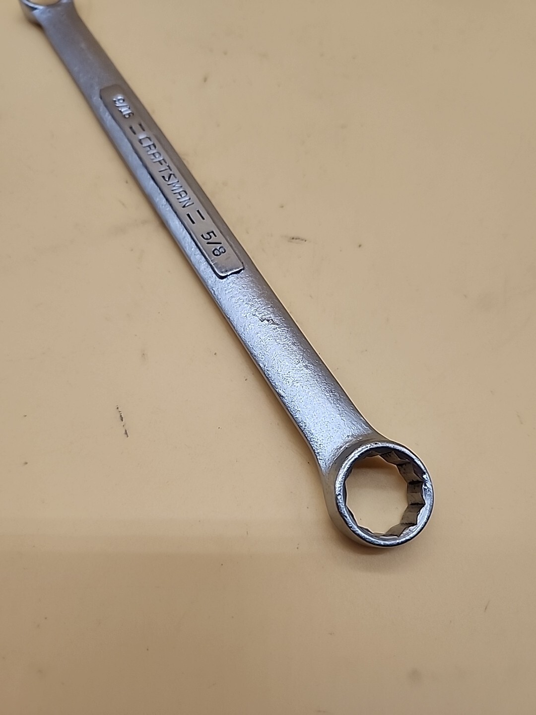 Craftsman Vintage NEW Vv-43924 9/16in. x 5/8in. Double Box End Wrench USA