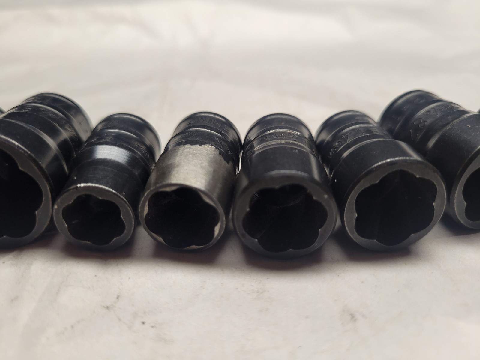 SK Tools 11 Pc 3/8” Drive Metric/SAE Turbo Socket Set For Damaged Nuts/Bolts 803