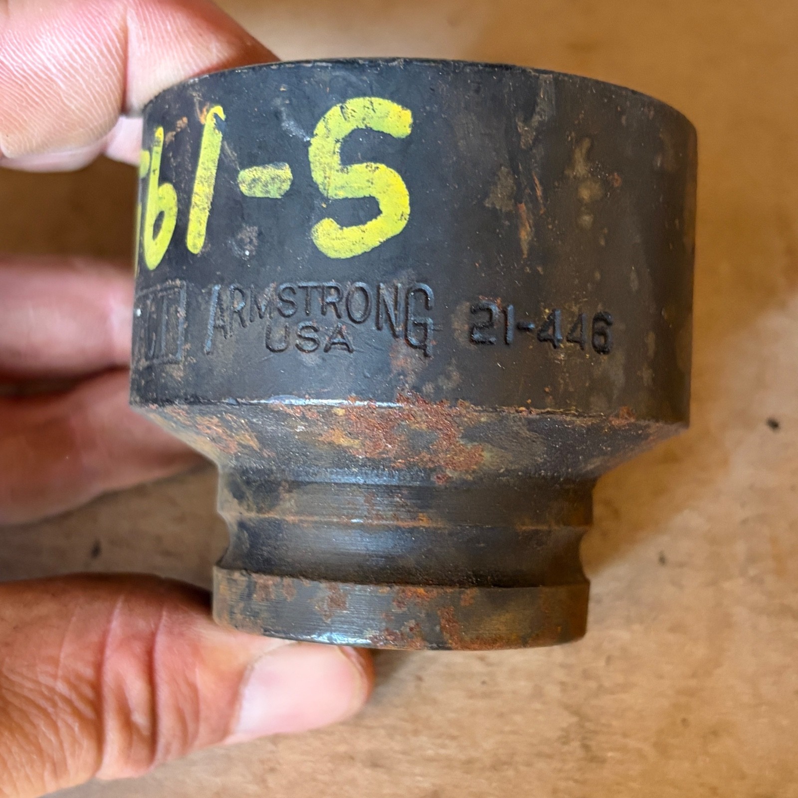Armstrong 21-446 1-7/16″ Shallow Impact Socket 1/2″ Drive 8 pt USA