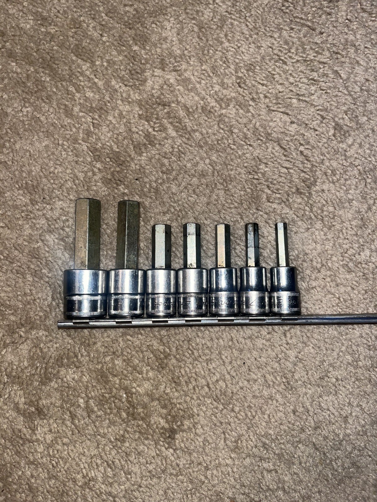 7 Snap On Tool FAM6E-FAM14E 3/8″ Drive METRIC Bit Sockets MISSING 2