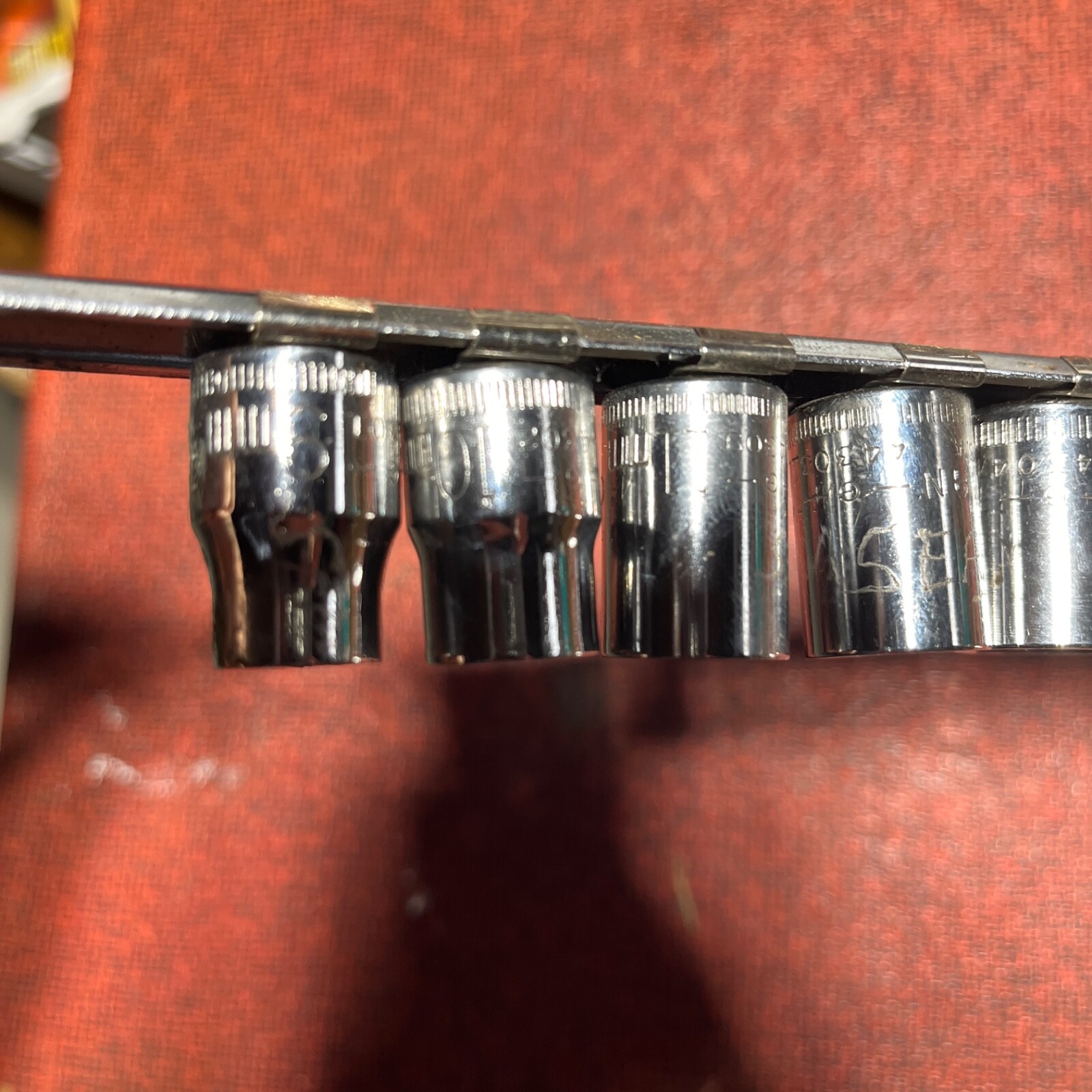 CRAFTSMAN 3/8″ drive 12pt 44301-44313 9mm-19mm Shallow Socket 11 pc Set