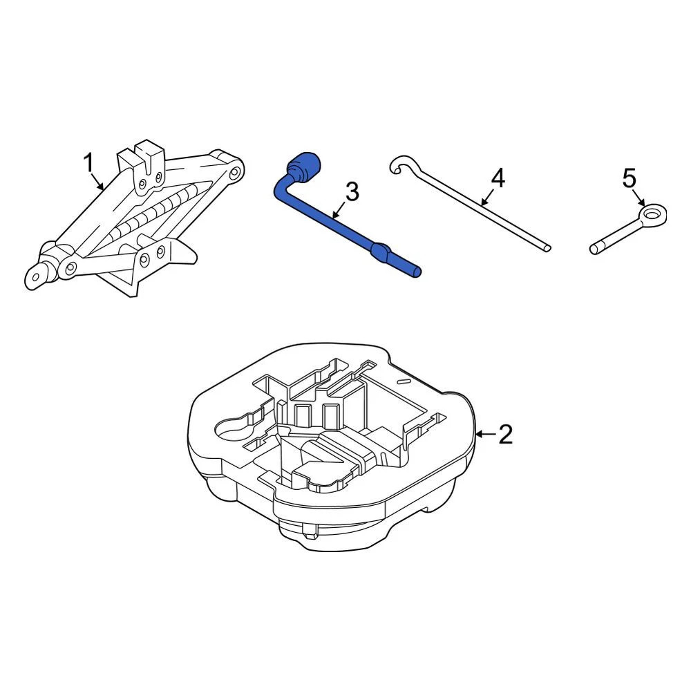 Kia 091313B010 Wheel Lug Wrench