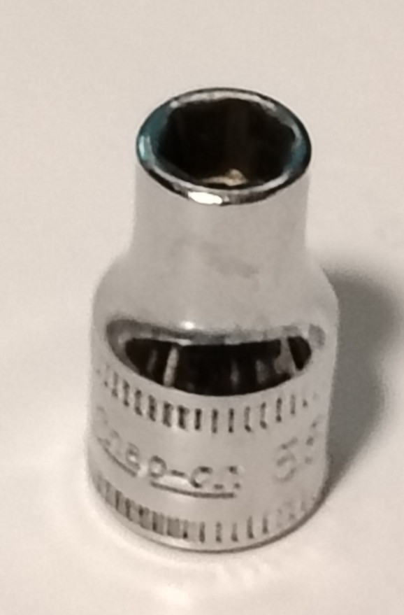 Snapon TMM5.5 5.5mm Metric Flank Drive Shallow Socket 1/4″ 6 Point EXCELLENT!