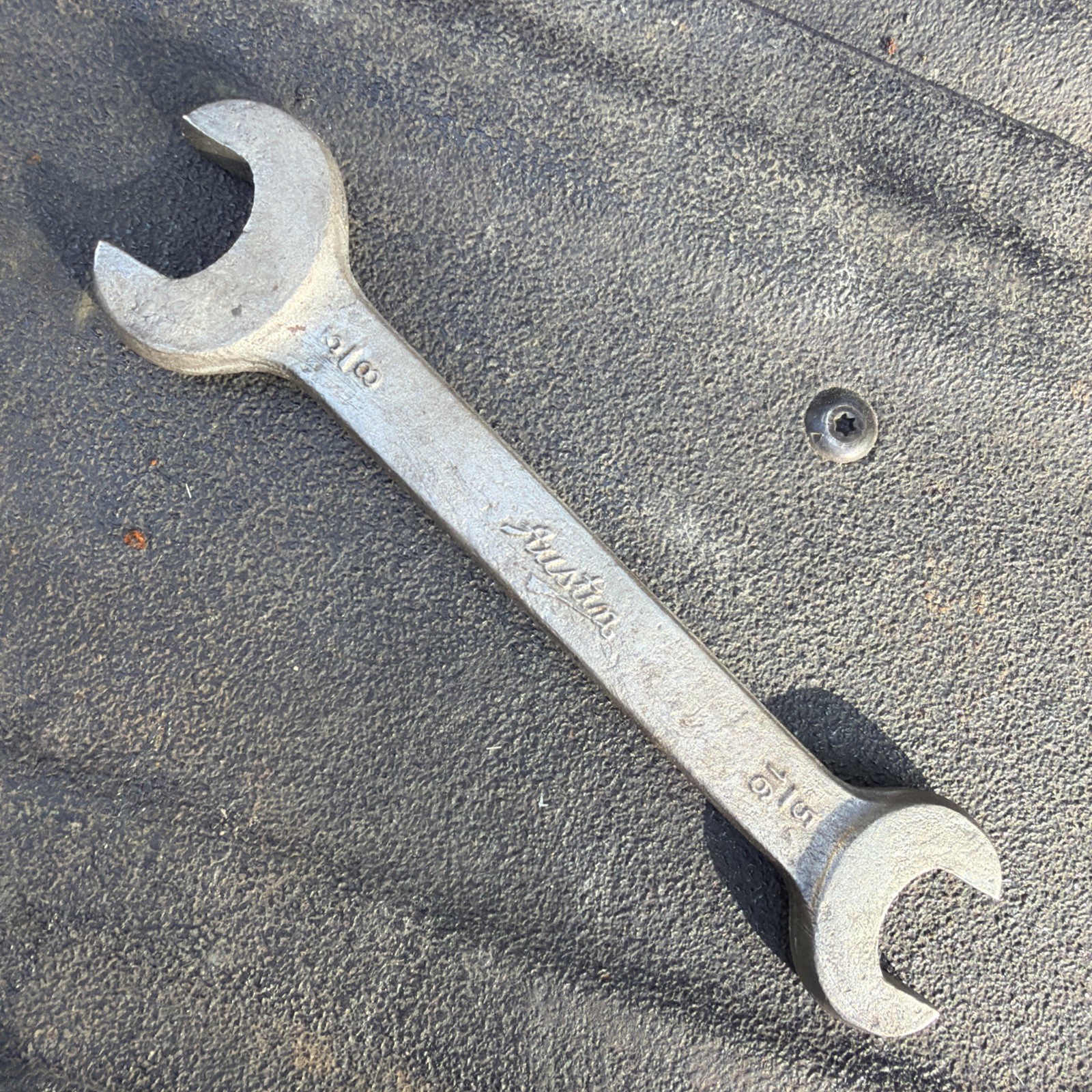 Austin Spanner Wrench Tool Vintage Classic Car Auto Engineer 5/16 3/8 Roll Kit