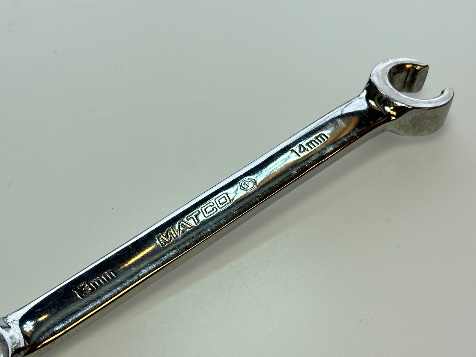 Matco Tools USA RFM1314B Metric 13mm x 14mm Double Flare Nut Line Wrench 6 Point