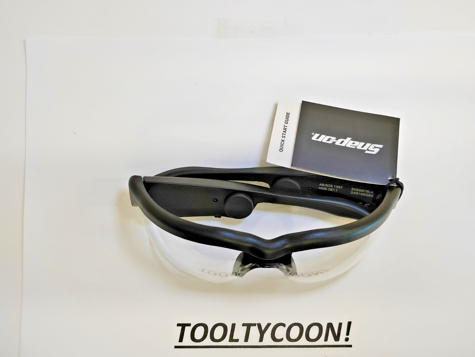Snap-On Tools NEW BLACK BLUETOOTH Safety Glasses SOSGBTBLK