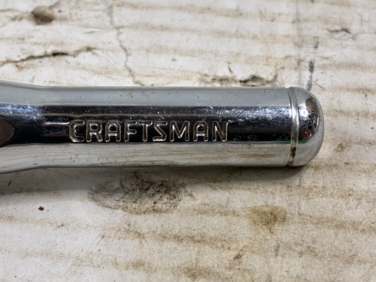Vintage Craftsman 44834 VJ 3/8″ Dr Stubby Flex Head Ratchet Excellent Condition