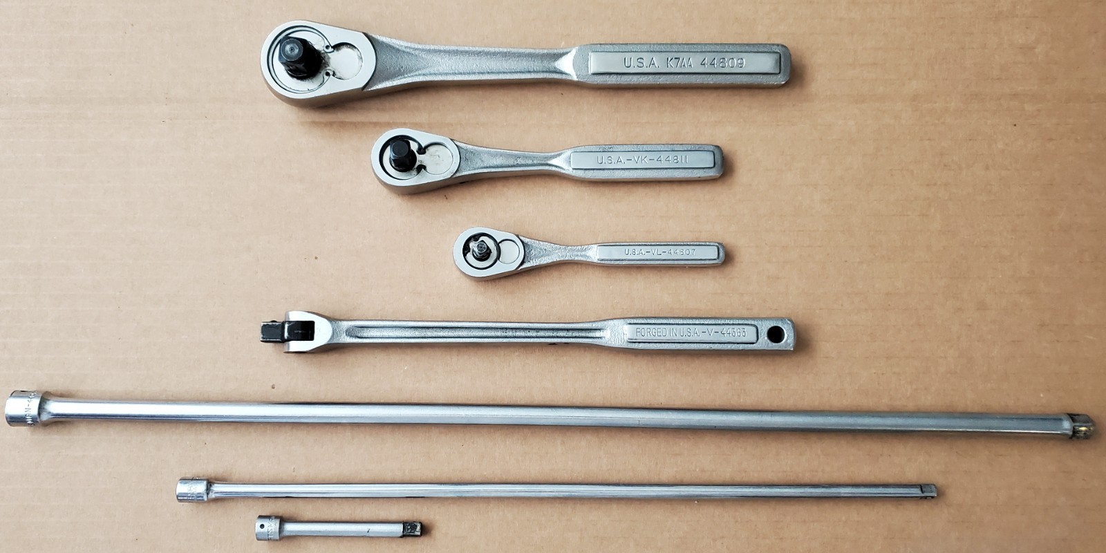 Craftsman 1/4” 3/8” 1/2” Ratchets Breaker Extension Bars 44807 44809 44811 +++