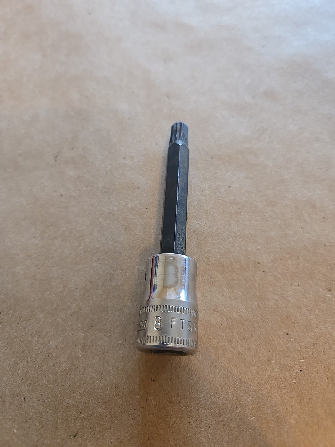Snap On 3/8″ Drive 8MM Metric Long Triple Square Bit Socket USA FTSM8AL
