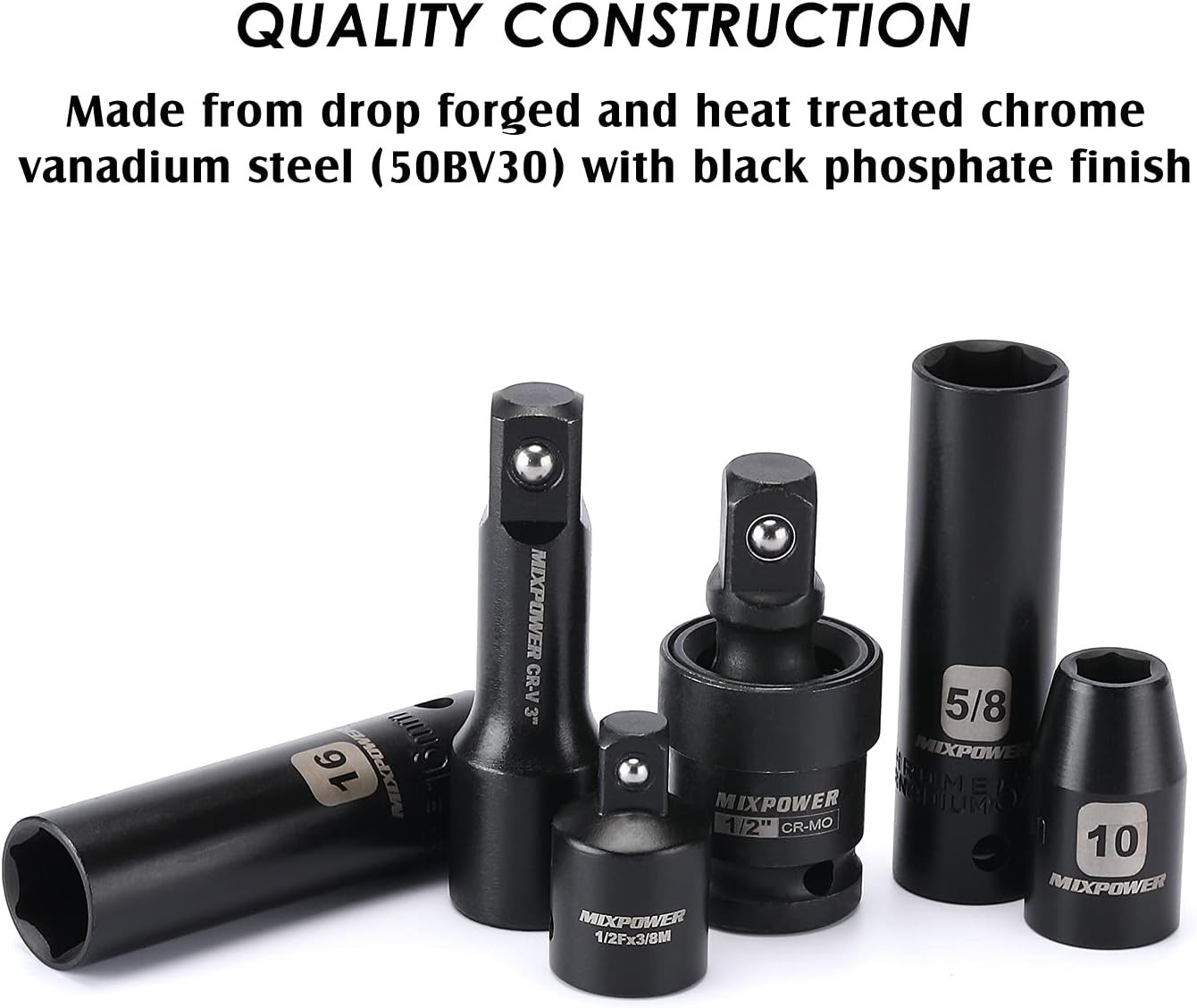 Durable 70-Piece Impact Socket Set with High-Torque Design – Quality Guaranteed