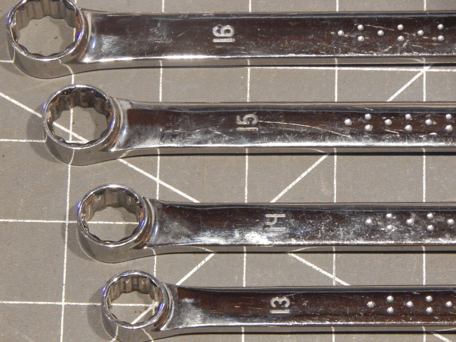 Mac Expert 12Pc Metric XL Extra Long Double Box Ratcheting Wrench Set 8MM 19MM