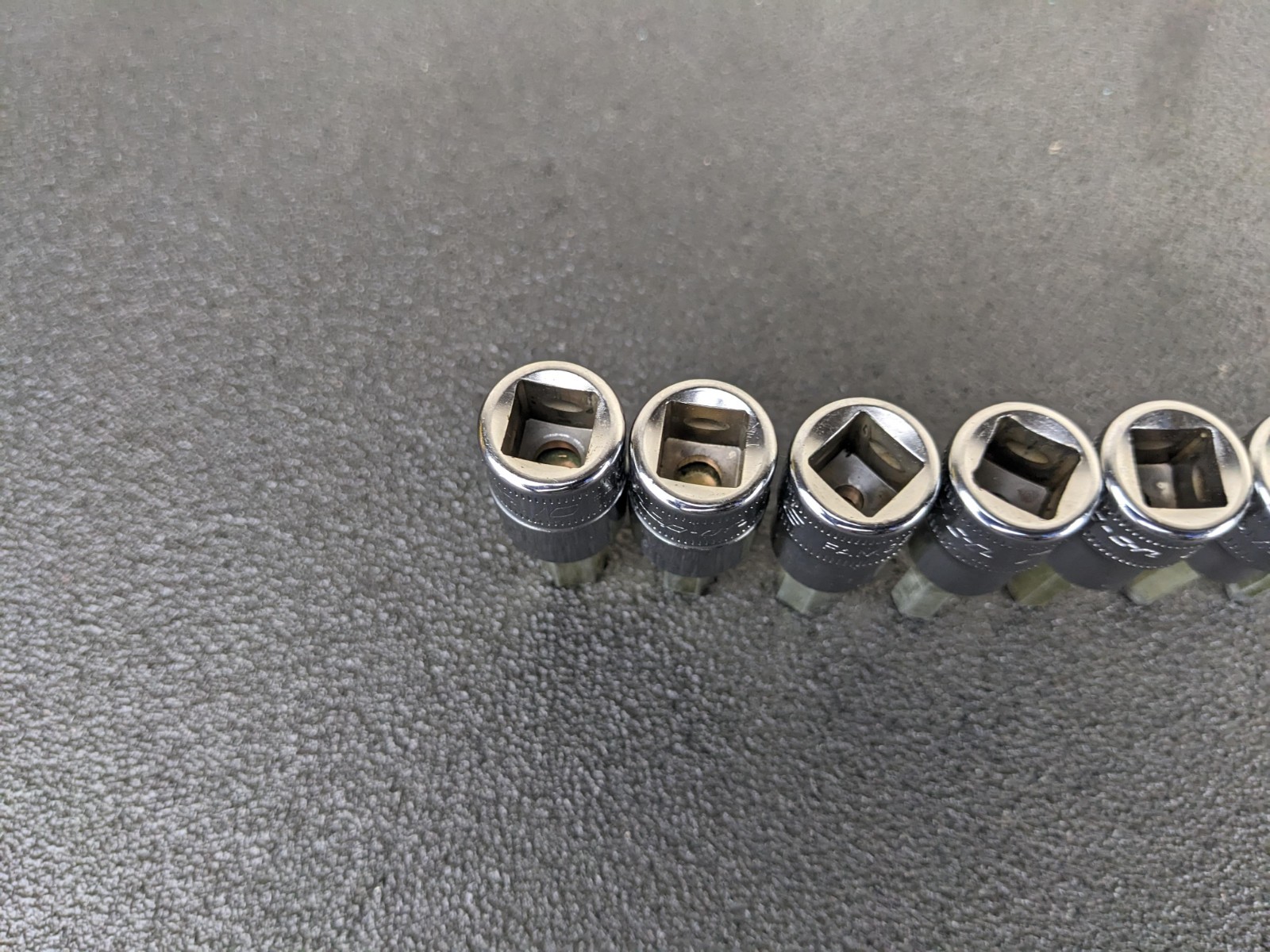 #bp501 Snap On Tools 7 Piece 3/8″ Drive Hex Bit Socket Set 4MM-10MM 207EFAMY