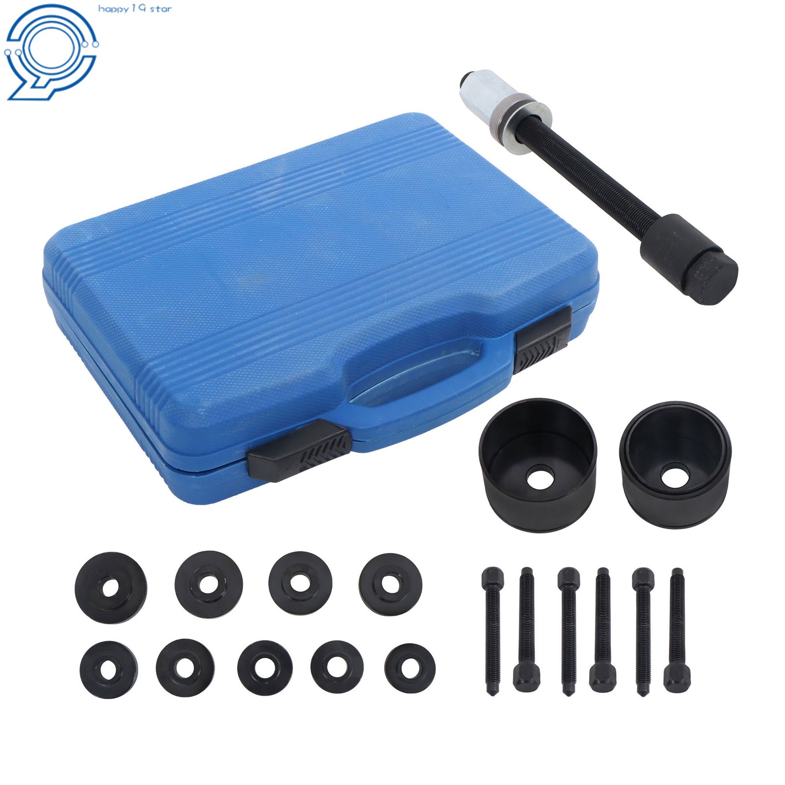 19PCS Master Set Front Wheel Hub Drive Bearing Removal Puller Service Tool Kit