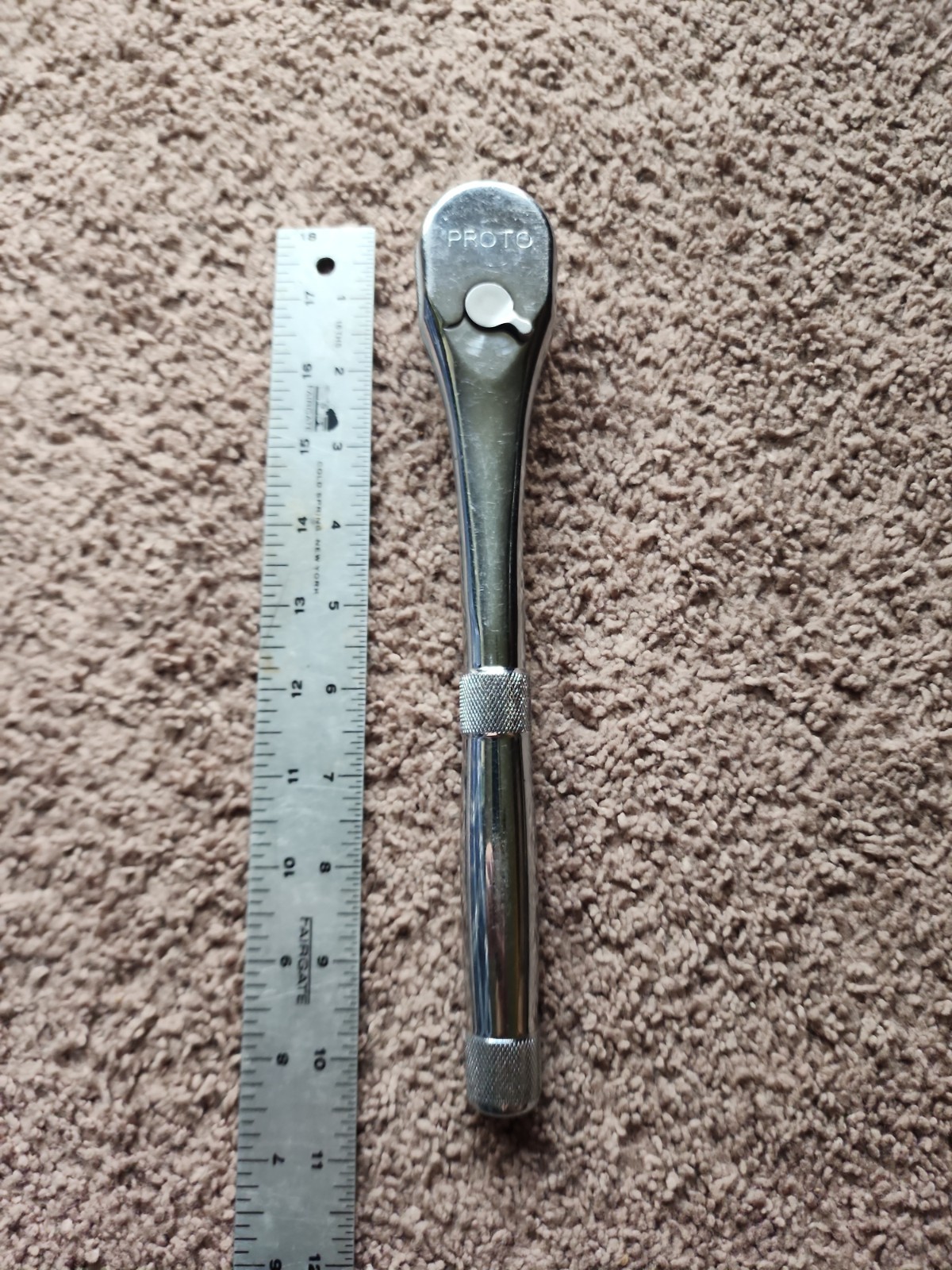 Proto 5449XL 3F 1/2″ Drive Premium Pear Head Ratchet 10-1/2″ Made In U.S.A