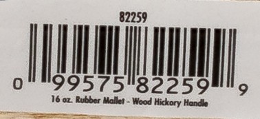 GearWrench Rubber Mallet Lightweight Hickory Wood Handle 16 Ounce Model ID 82259
