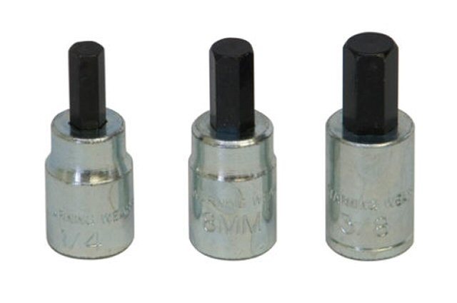 Lisle 12550 For GM Or Ford 3/8 Drive Brake Caliper Bit Set
