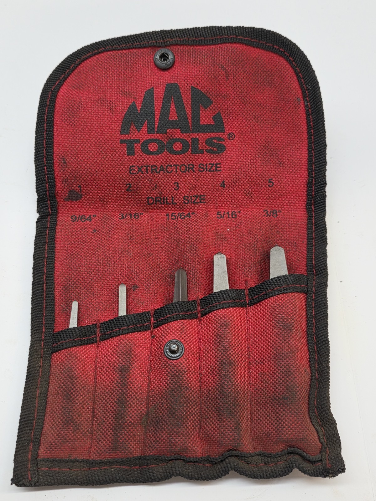 Mac Tools 5-PC. Straight Flute Extractor Set STEX5S All Tools Are New